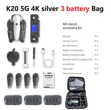 Load image into Gallery viewer, Drones LSRC K20 Drone GPS 5G HD 4K Camera Professional 1800m Image Transmission Brushless Motor Foldable Quadcopter RC Dron Toy Gift